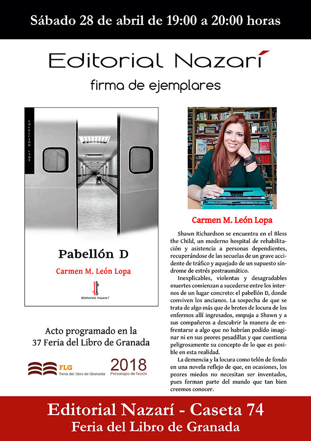 Pabellón D - Carmen M. León Lopa - Feria del Libro de Granada - FLG18