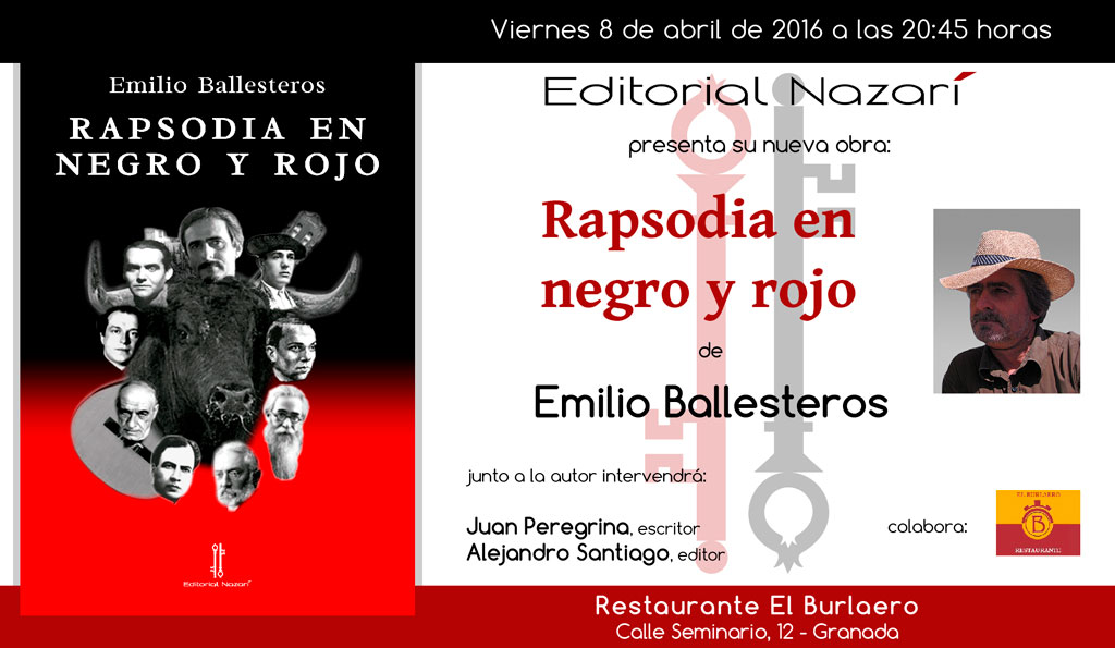 Rapsodia en negro y rojo - Emilio Ballesteros - Granada