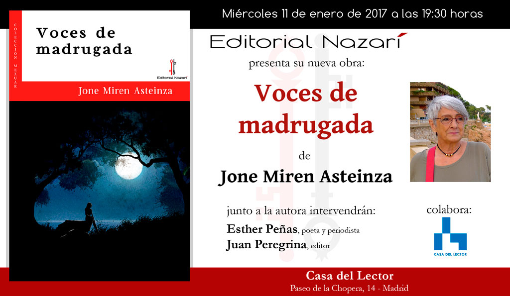 Voces de madrugada - Jone Miren Asteinza - Madrid