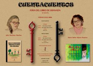 Julia Martínez Sánchez - María Belén Adarve Ramírez - Cuentacuentos Feria del Libro de Granada - FLG