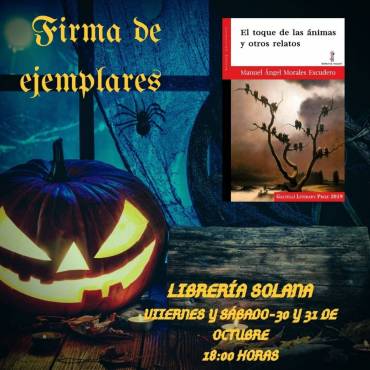 Firma de ejemplares de ‘El toque de las ánimas y otros relatos’ en Librería Solana