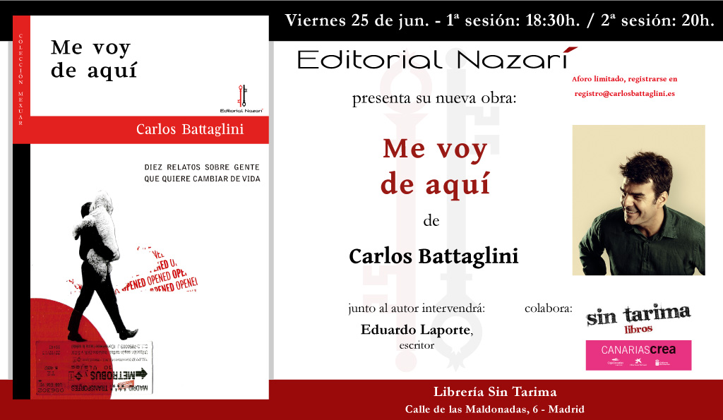 Me voy de aquí - Carlos Battaglini - Madrid 25-06-2021