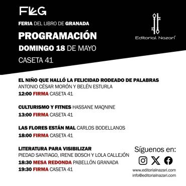 Programación domingo 18 de mayo FLG