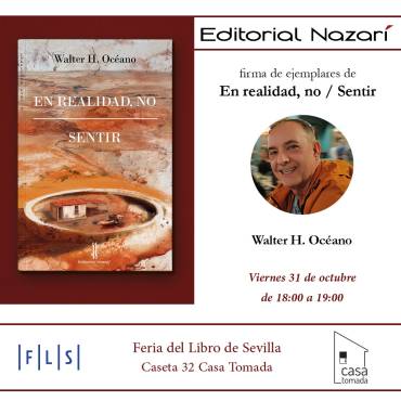 Firma de ‘En realidad, no/Sentir’ en la Feria del Libro de Sevilla