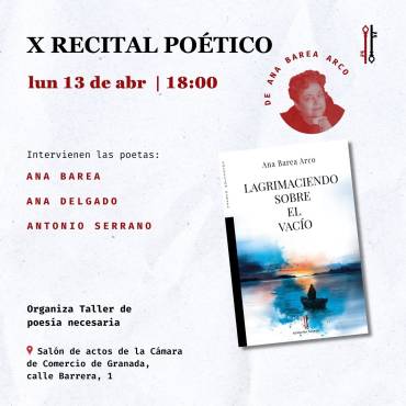 Ana Barea en el X Recital Poético