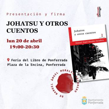 ‘Johatsu y otros cuentos’ en la Feria del Libro de Ponferrada