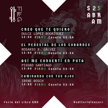 Programación sábado 25 de abril FLG