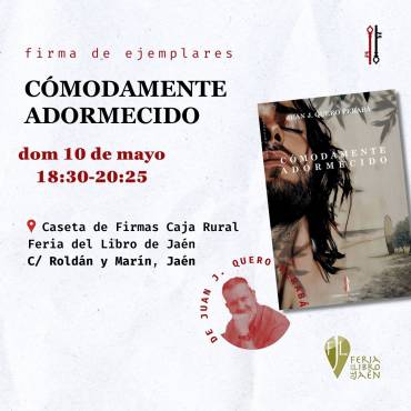 ‘Cómodamente adormecido’ en la Feria del Libro de Jaén